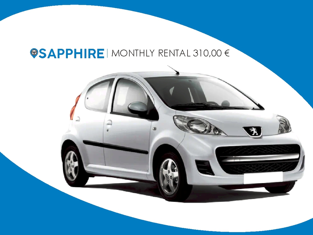 Monthly Rental – SAPPHIRE Car & Van Rental